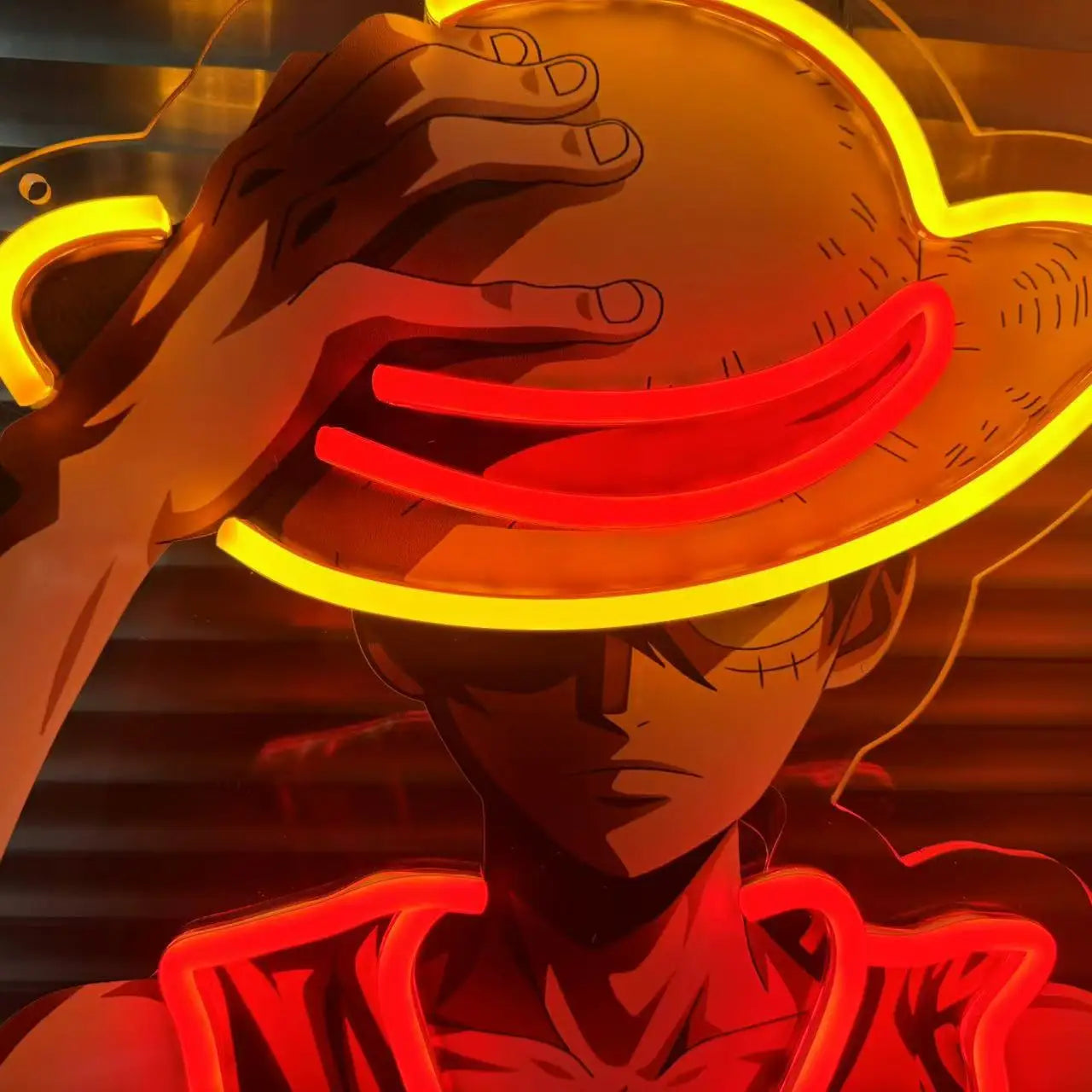Neonowy Znak Luffy